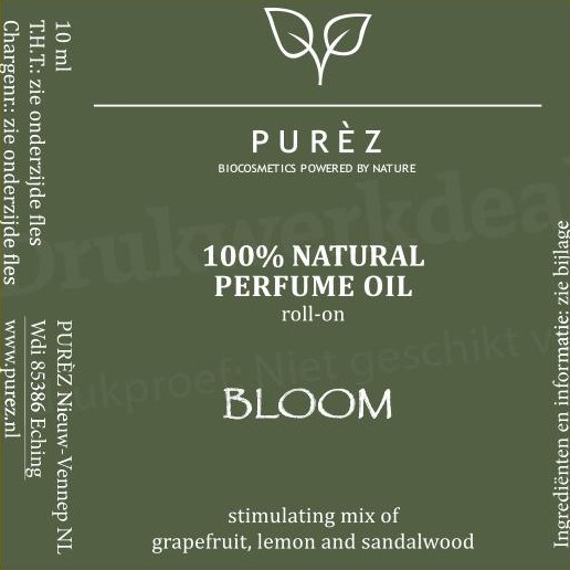 PURÈZ "Bloom" Perfume Oil 10ml 